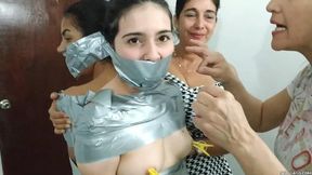 Naughty Girls Mummified and Punished (high res mp4)