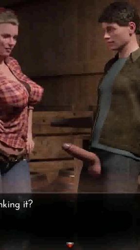 The Genesis Order: Horny Cougar MILF Is Sucking Big Cock In The Barn Ep.37   Clip 1