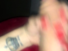 Big Cock Shemale Jerking Off