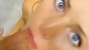 Blond girl likes cock
