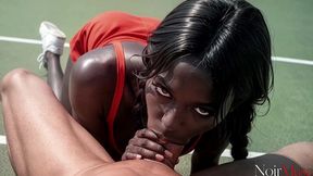 i fucked a young black tennis player on the court, after she lose me in trained match[ai]