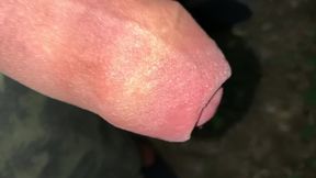 Close up Glans with Precum and Cumshot - Twink Huge Cock