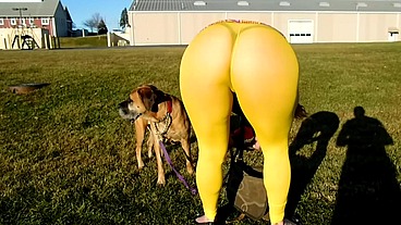 Aunt Sammi's Yoga Pants - Taboo Asshole