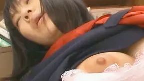 Slutty Asian Misaki Saya Jerks Off in the Library Quietly