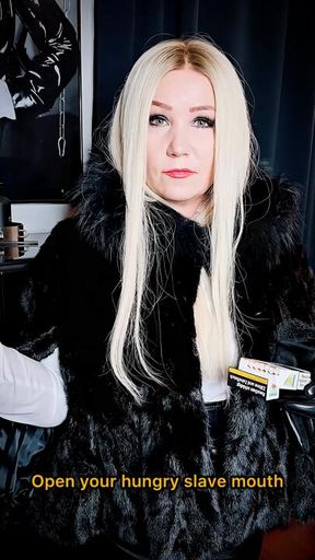 Smoking Goddess in Furs