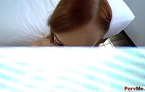 Busty and sexy stepmother asking stepson for taboo sex
