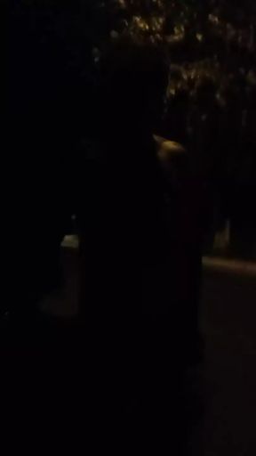 Nude walk on the street