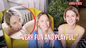 Long-time friends Alecia and Selvaggia reunite for hot lesbian playtime