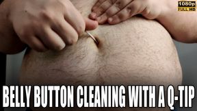 Belly Button Cleaning With A Q-Tip - Full HD 1080p - KingMarti