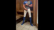 Alpha fun in the locker room with JockDad87 pt 2