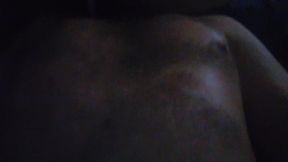 Laying in bed relaxing