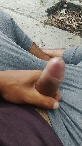 Guy Lying in an Energy Situation to Masturbate