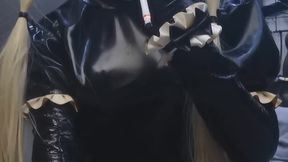 Smoking slut maid looove naughty latex