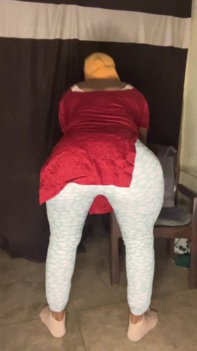 satin silk dress suit salwar hot crossdresser big tits and boobs   Clip 3