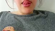 Touching my vagina, nectar dripping onto the table