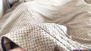 Cumming into stepmom's lingerie turns her on