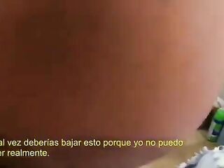 My stepsister is angry 'cuz her booty is full of urine coz of me and tells me to clean it so I take her to my room to disrobe so I can clean it. Spanish subtitles. Watch the full version. tusub3.blogspot.com