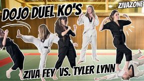 HD Ziva Fey - Dojo Duel KOs: Ziva VS Tyler