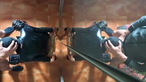 Milf chairtied and I fuck her face for 10 minutes until I cum in her mouth