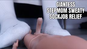 Giantess stepmom sweaty sockjob relief - OnlyVanessa