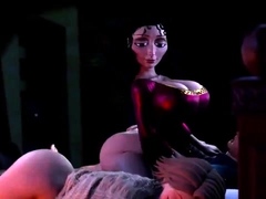 Mommy Gothel and Rider