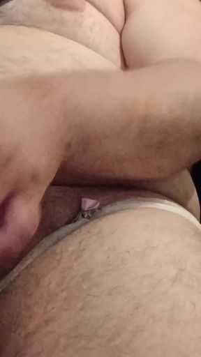 Pretty Flower Panties Cumshot!