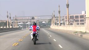 Hard penetrated cherry of  luscious bitch cum bucket looks petite full of  sperm