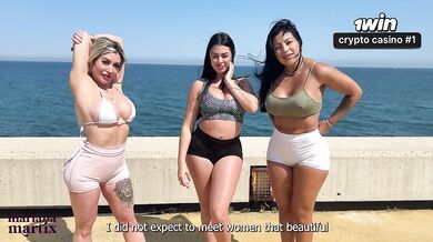 Group of sex-hungry friends fuck with a Spaniard they meet on the beach - Mariana Martix