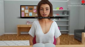 Stepsister Masturbates On Webcam Nearly Caught By Mom In 3D Porn