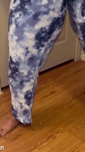 Desperate for Pee Pissing My Pants Dripping Down to My Feet