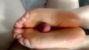 Couch Potato Footjob