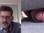 Teacher demonstrates how to fuck during zoom class