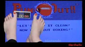 Playing Nin-ten-toes! Nintendo with my feet!