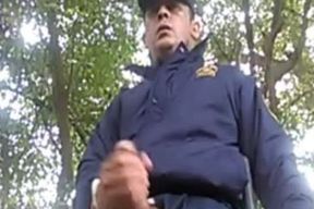 Security Guard S hefty cock
