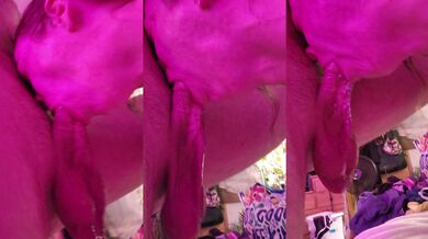 Watch me facefuck itsdddddd and make her gag on my huge cock as she drools down my balls!