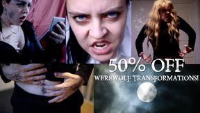 5 x Werewolf Transformations - 50% OFF!