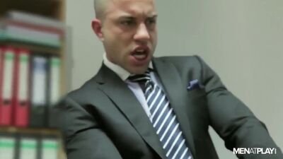 Antonio Aguilera & Martin Mazza shag with colleague in the office