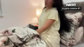 Step mommy seduces young step son in the bedroom
