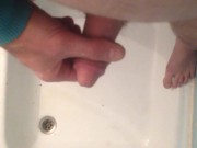Total die Dusche verpisst