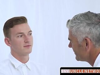 Blond Mormon Loves Bareback Fucking His Older Gay Teacher