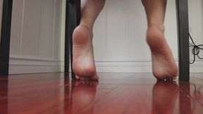 POV Barefoot Dirty Soles Ignore Under Desk