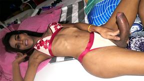 ”black cock Asian femboy Polla fucks guy assfucking & then rides him”