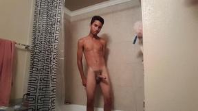 ”Hung Latina Twink Lucas Shower Jacking”