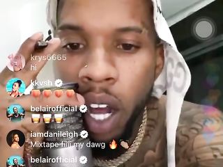 Sailor Moon Thot with Fat Ass on Tory Lanez Insta Live