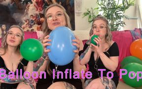 Balloon Inflate to Pop