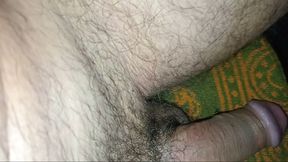 Big beautiful penis, hairy balls flowing abundantly!