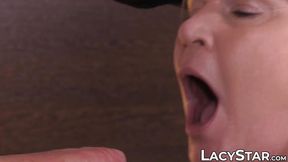 Kinky Lacey Starr fucked missionary before massive cumshot