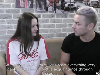 REAL ! LOSE VIRGINITY of TEEN beauty ! 1st kiss with a dude , 1st oral-job , 1st vaginal experience . b. Bamby