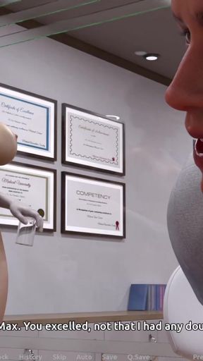 Memorable moment from &quot;Give Your Sweet Ass Some Rest - Cute Shemale Doctor Anal Fucked A Guy &amp; CUM&quot;