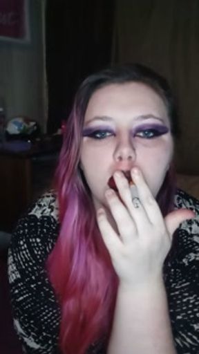 Smoking with Goddess